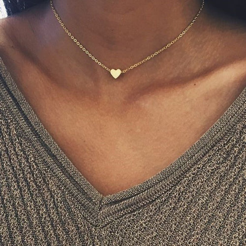 Heart Chain Link Necklace